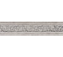Молдинг стеновой ударопрочный влагостойкий серый бархат Decor-Dizayn 60x8Х2400 мм 260-25