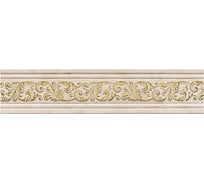 Молдинг стеновой ударопрочный влагостойкий светлый мрамор Decor-Dizayn 60x8Х2400 мм 260-23