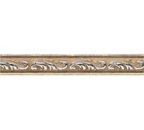 Молдинг стеновой ударопрочный влагостойкий бук с платиной Decor-Dizayn 30x13x2400 мм 157-59