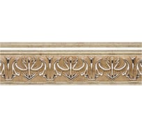Молдинг стеновой ударопрочный влагостойкий бук с платиной Decor-Dizayn 60x17x2400 мм 161B-59