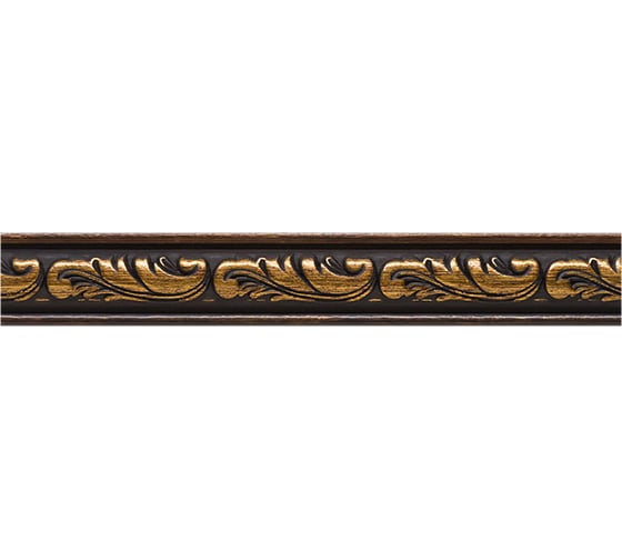 Молдинг стеновой ударопрочный влагостойкий дуб мореный Decor-Dizayn 30x13x2400 мм 157-966