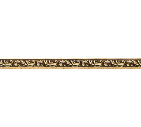 Молдинг стеновой ударопрочный влагостойкий червонное золото Decor-Dizayn 15x8Х2400 мм 130-1223