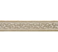 Молдинг стеновой ударопрочный влагостойкий светлое золото Decor-Dizayn 52x11x2400 мм 156-553