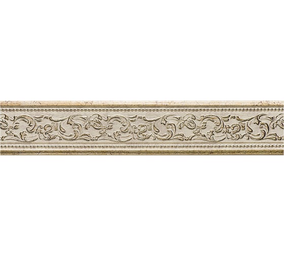 Молдинг стеновой ударопрочный влагостойкий светлое золото Decor-Dizayn 52x11x2400 мм 156-553 1