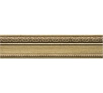 Молдинг стеновой ударопрочный влагостойкий темное серебро Decor-Dizayn 59x21x2400 мм 161-933