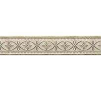 Молдинг стеновой ударопрочный влагостойкий светлое серебро Decor-Dizayn 52x11x2400 мм 156-937 156-937/1