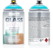 Краска MONTANA GLASS PAINT зеленовато-голубая, 0.25 л GP6115