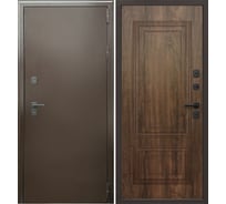 Дверь DIVA Формен Ф-10 Термо 2050х860, правая, антик медь-грецкий орех УТ-00084418