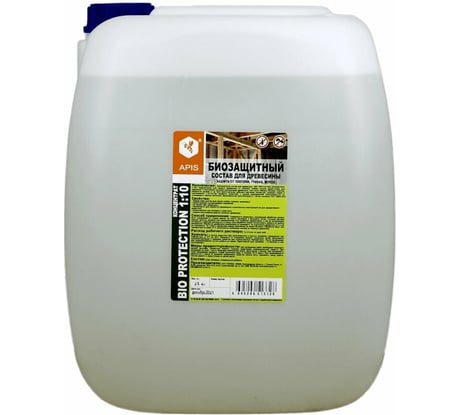 Биозащитный состав для древесины APIS bio protection (концентрат 1:10; канистра; 25 кг) 4665296512147