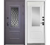 Дверь DIVA Формен Ф-35 Термо Муар Меланж Махагон/Ванилла Веллюто 860*2050 Правая УТ-00084412