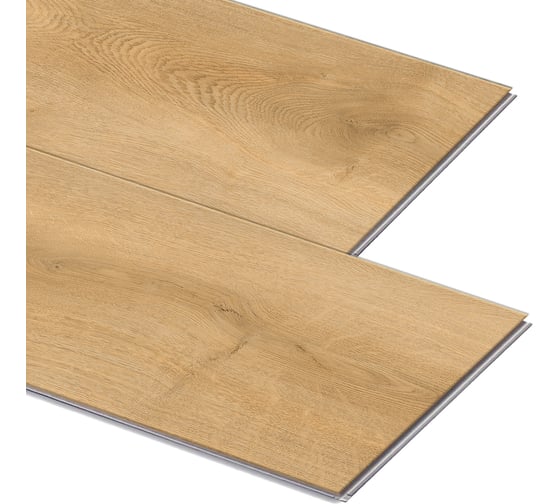 Плитка FLOORWOOD SPC Quantum 0,5 4V, 1220х228х5 мм, c подложкой Дуб Купер, 2,23 кв.м 6991 1