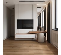 Плитка FLOORWOOD SPC Uantroo 0,5 4V (1220х228х5 мм) c подложкой Дуб Саливан (2,23 кв.м) 7498 Т0039038