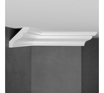 Потолочный карниз Stenopol 50х50х2000 мм под покраску C7155