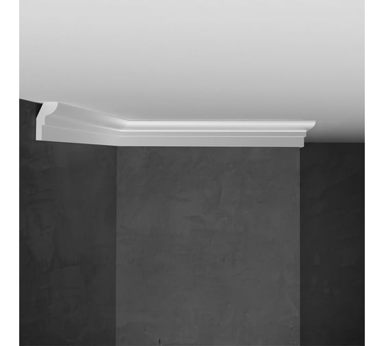 Потолочный карниз Stenopol 25х15х2000мм под покраску C7111 1