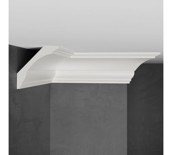 Потолочный карниз Stenopol 69х69х2000 мм под покраску C7100 1