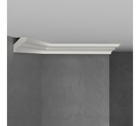 Потолочный карниз Stenopol 28х26х2000 мм под покраску C708 1