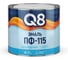 Эмаль FORMULA Q8 ПФ-115 алкидная , глянцевая, 1,8 кг, красная 277273 1