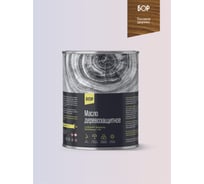 Масло деревозащитное атмосферостойкое БОР ТИКОВОЕ ДЕРЕВО (БАН 0,7 КГ / 14 ШТ) 4690417147458