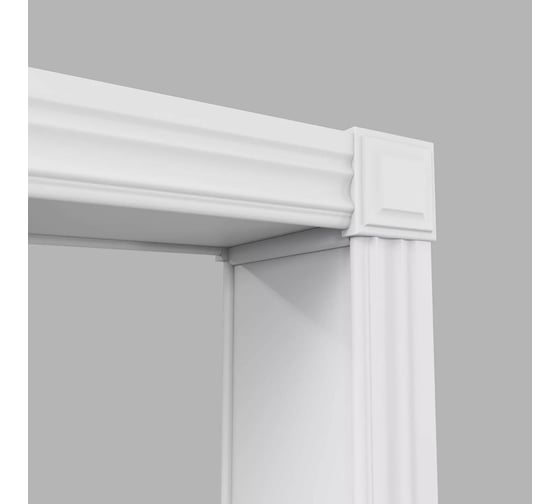Портал Cosca decor Квадро белый, ламинированный МДФ, набор СПБ074364