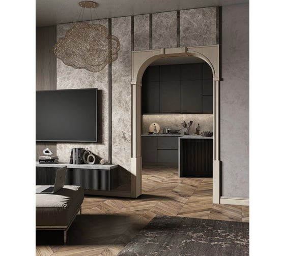 Арка Cosca decor Порту мелинга капучино, ламинированный МДФ, набор СПБ099555