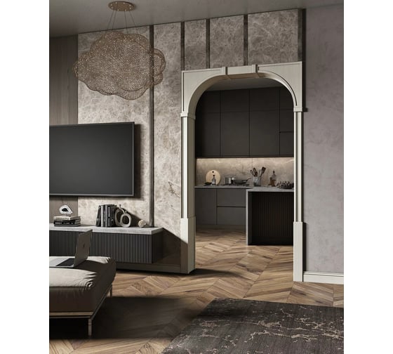 Арка Cosca decor Порту мелинга белая, ламинированный МДФ, набор СПБ099554
