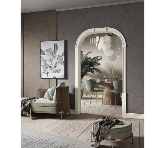 Арка Cosca decor Классика мелинга белая, ламинированный МДФ, набор СПБ099559