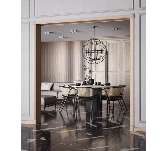 Портал Cosca decor Квадро дуб беленый, ламинированный МДФ, набор СПБ017694