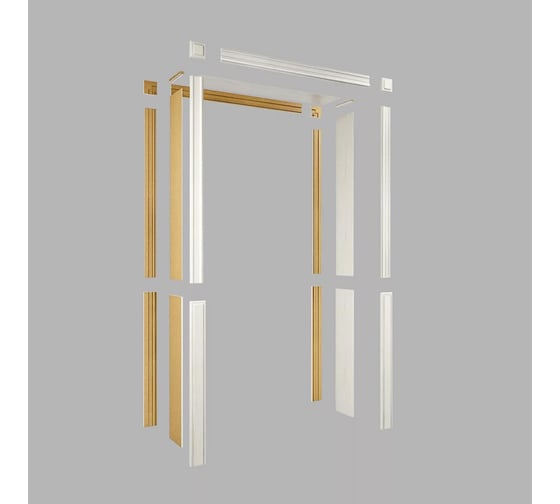 Портал Cosca decor Ариа белый, ламинированный МДФ, набор СПБ099571