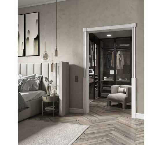 Портал Cosca decor Ариа белый, ламинированный МДФ, набор СПБ099571
