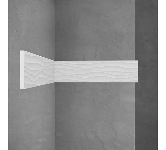 Молдинг с рисунком Stenopol 80х8х2000 мм под покраску C7042 1