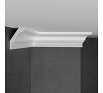 Плинтус потолочный Stenopol 55х39х2000 мм под покраску C7112