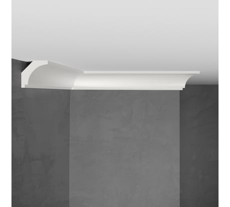 Потолочный плинтус Stenopol 30х30х2000 мм под покраску C7115