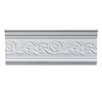 Карниз Decomaster с рисунком, подходит к натяжному потолку, 90х20х2000 мм D226A