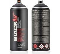 Краска MONTANA TARBLACK OUT черная, 0.4 л 9050 BLK