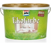 Экологичная краска для стен и потолков JOBI EKOFARBE 10 л 11894