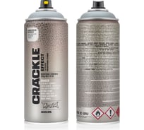 Краска MONTANA кракелюр-эффект, серая, 0.4 л EC7000