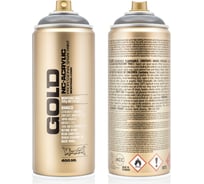 Краска MONTANA GOLD таинственно-черная, 0.4 л T9000