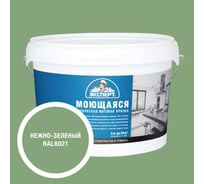 Краска Эксперт моющаяся нежно-зеленая 3кг 34849