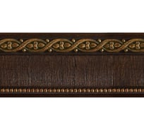 Молдинг стеновой ударопрочный влагостойкий Decor-Dizayn венге, 59x21x2400 мм 161-1
