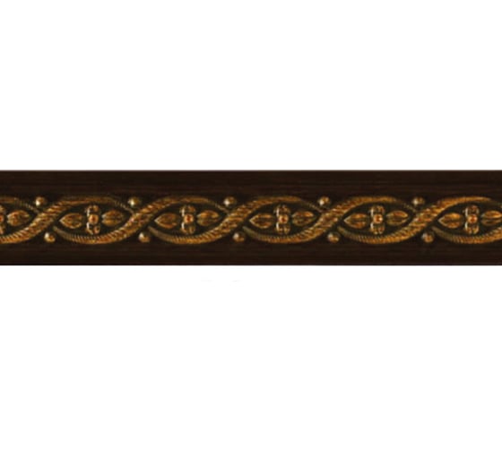 Молдинг стеновой ударопрочный влагостойкий Decor-Dizayn красное дерево, 30x13x2400 мм 157-2 1