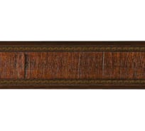 Молдинг стеновой ударопрочный влагостойкий Decor-Dizayn красное дерево, 52x11x2400 мм 156-2