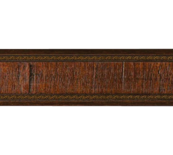 Молдинг стеновой ударопрочный влагостойкий Decor-Dizayn красное дерево, 52x11x2400 мм 156-2