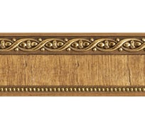 Молдинг стеновой ударопрочный Decor-Dizayn влагостойкий орех, 59x21x2400 мм 161-4