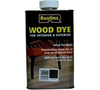 Тонировка для дерева Rustins Wood Dye Dark Teak темный тик, 250 мл 03655