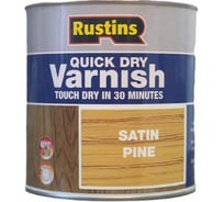 Быстросохнущий лак Rustins QD Varnish Satin Pine сосна, 1 л 1751