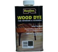 Тонировка для дерева Rustins Wood Dye Dark Ebony эбеновое дерево, 1 л 03658