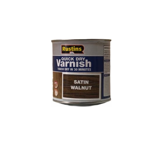 Быстросохнущий лак Rustins QD Varnish Satin Walnut орех, 250 мл 1755 1