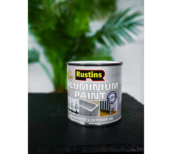 Быстросохнущая краска Rustins Aluminium Paint алюминиевая, 250 мл 3696 1