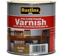 Полиуретановый лак Rustins Poly Varnish Gloss Oak дуб, глянец, 1 л 3196