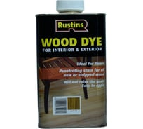 Тонировка для дерева Rustins Wood Dye Light Oak светлый дуб, 250 мл 03659